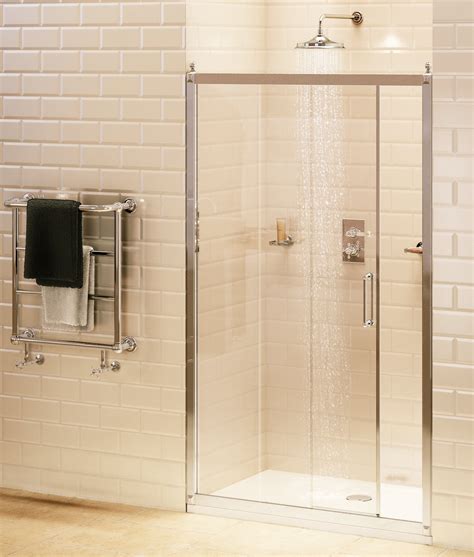 I have a screen door besides the solid door to my garage so i can have cross ventilation. Burlington Soft Close Sliding Shower Door 1200mm