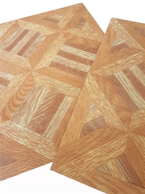 Vinyl Floor Tiles Squares Tile Self Adhesive Easy To Fit Various Design