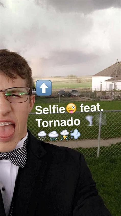 a teen couple took prom photos in front of a massive tornado