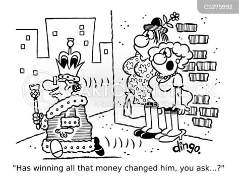 Discover your dream of finding money online. Lottery Winning Cartoons and Comics - funny pictures from CartoonStock