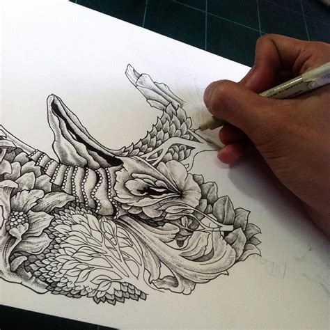Simply Creative Intricate Pen Illustrations By Muthahari Insani