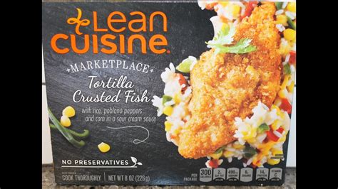 Lean Cuisine Tortilla Crusted Fish Review YouTube
