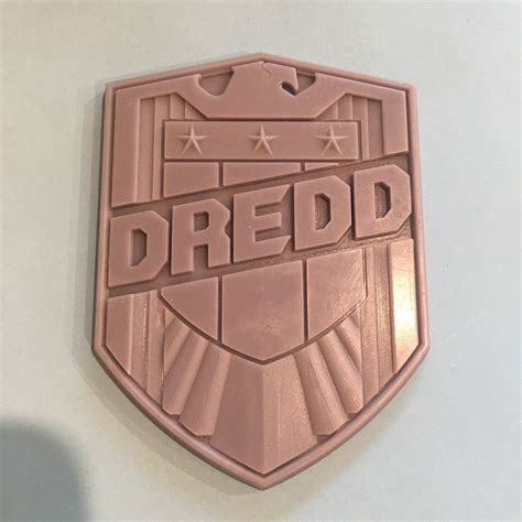Judge Dredd Judge Badge Prop Replica Kit Etsy