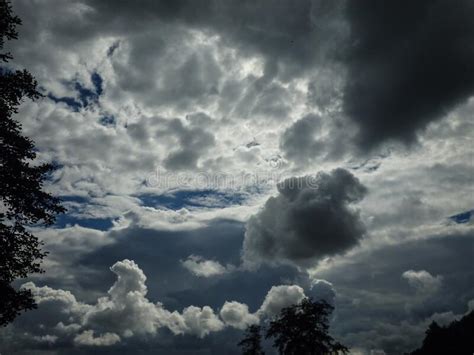 Cloudy Sky On A Rainy Day Stock Image Image Of Background 170188857