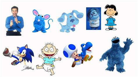 Which Of These Blue Characters Are Better Youtube