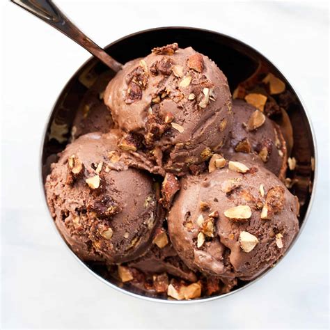 Spicy Hot Chocolate Ice Cream With Nuts Last Ingredient