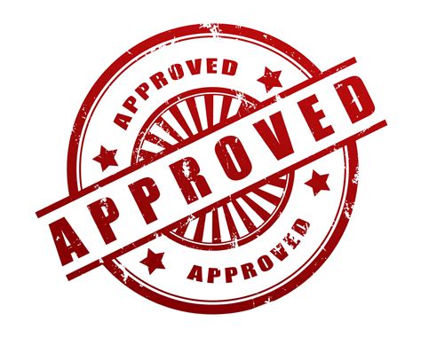 Approved Red Stamp Png Image Png Arts