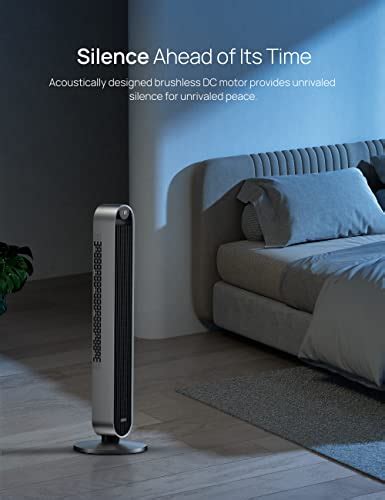 Dreo Pilot Max 120 Oscillating Tower Fan 42 Inch Bladeless Fan For