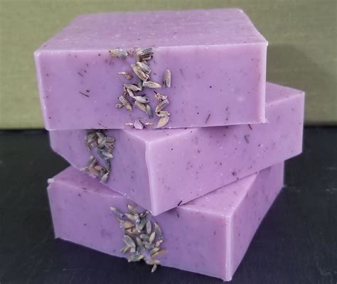 The handmade soap bars are highly efficient in cleaning while remaining gentle to sensitive surfaces and skin. Peace Lavender Handmade Soap | Eternal Vine Soaps