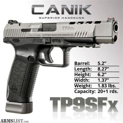 Armslist For Sale Canik Tp9sfx 9mm Competition Handgun W20 Rd Magazines