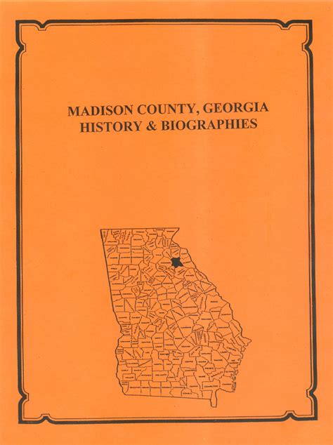 Madison County Georgia History And Biographies Mountain Press And