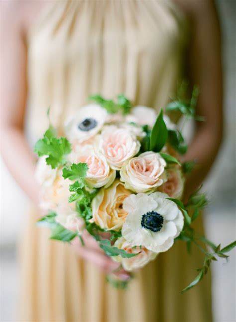 Rose And Poppy Bouquet Elizabeth Anne Designs The Wedding Blog