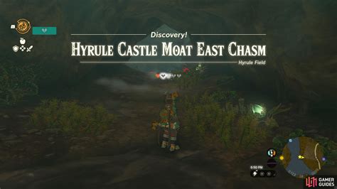 Hyrule Castle Moat East Chasm The Legend Of Zelda Tears Of The
