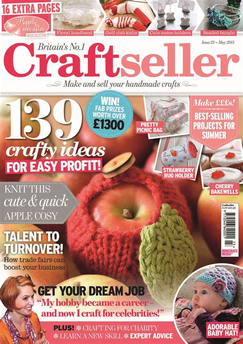 Craftseller Magazine Issue Packed With Copyright Free Projects And
