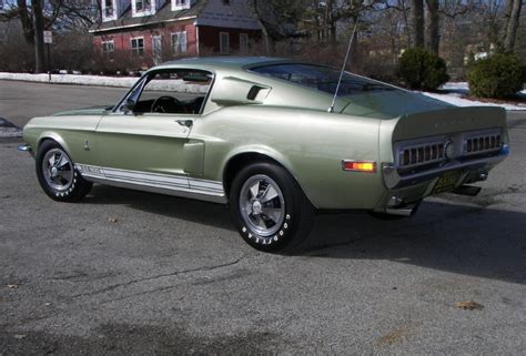 Lime Green 1968 Ford Mustang Shelby Gt 500 Fastback Mustangattitude