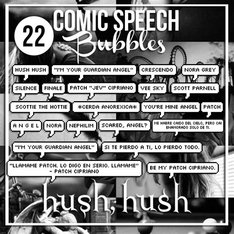 Comic Speech Bubbles Hush Hush By Melanyhenderson On Deviantart