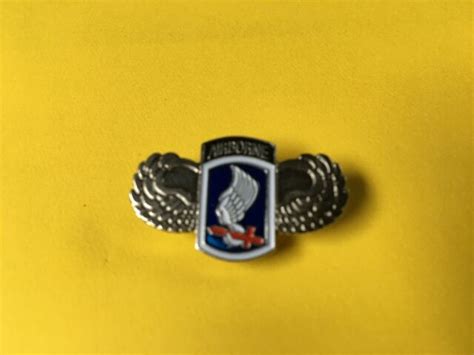 Us Army 173rd Airborne Brigade Small Wings Hat Pin Ebay