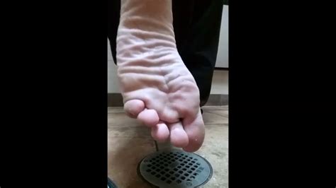 barefoot in public restroom re uploaded request youtube