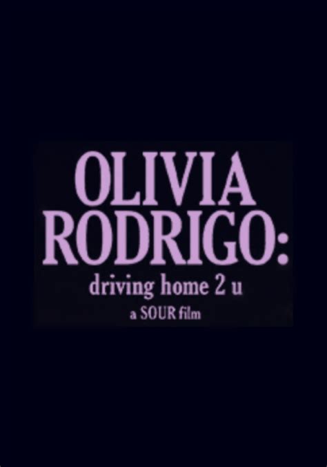 Olivia Rodrigo Driving Home 2 U A Sour Film 2022 Posters — The