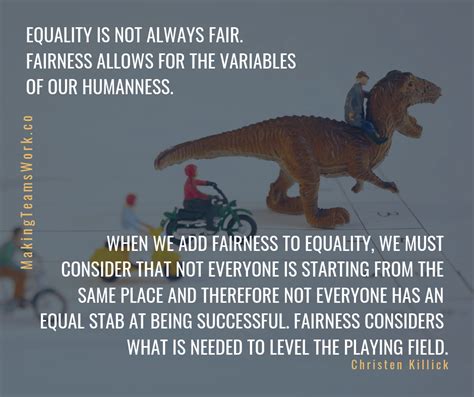 Fairness Equality And Recognition Making Teams Work