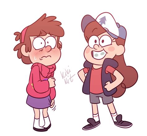 For The Suggestion Thing Dipper And Mabel But Outfit Swap Gravity Falls Dipper
