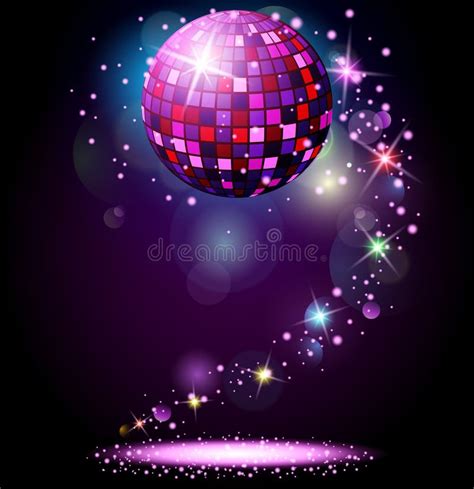Sparkling Disco Ball Night Party Stock Vector Illustration Of Sparkling Sound 80066523