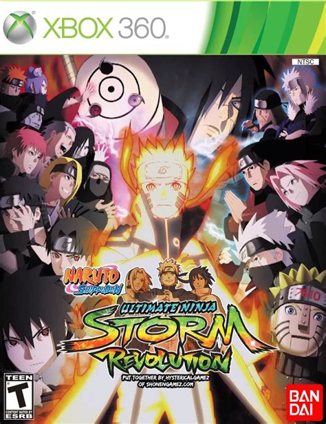 Naruto Ultimate Ninja Storm Revolution Xbox 360 бу купить в