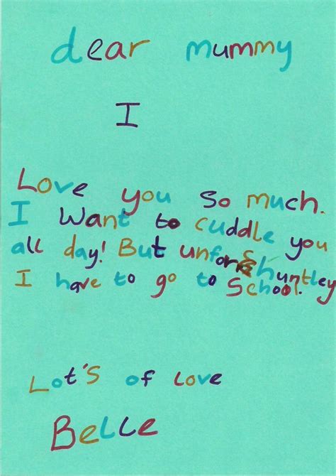Love Letters From Your Children Slummy Single Mummy