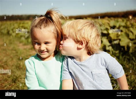 Boy Kissing Girl Hi Res Stock Photography And Images Alamy