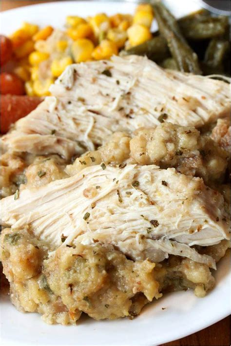 It's time the king of winning dinners got a makeover. Crock Pot Chicken and Stuffing - The Cozy Cook | Cooking ...