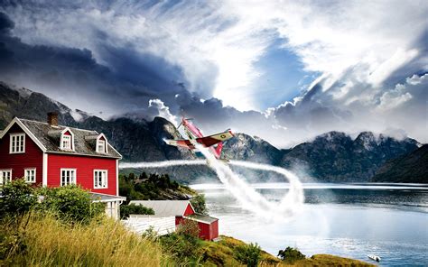 Norway Aviation Hd Nature 4k Wallpapers Images Backgrounds Photos