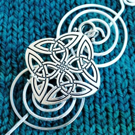 Celtic Knot Shawl Pins Charmed Silver Crafty Flutterby Creations