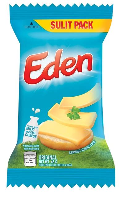 Eden Filled Cheese Original Low Unit Pack 45grams Singles Shopee
