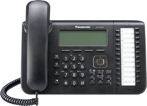 Panasonic Kx Dt546 Teléfono Ip Negro Terminal Con Conexión Por