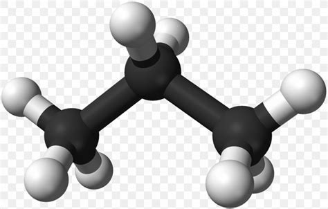 Propane Molecule Butane Ball And Stick Model Chemical Bond Png