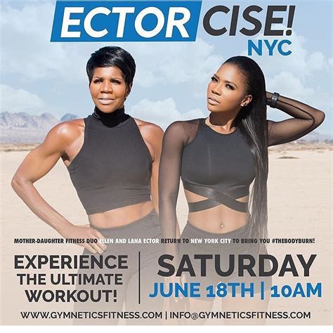 Lets Ectorcise Mother Daughter Fitness Duo Ellen And Lana Ector