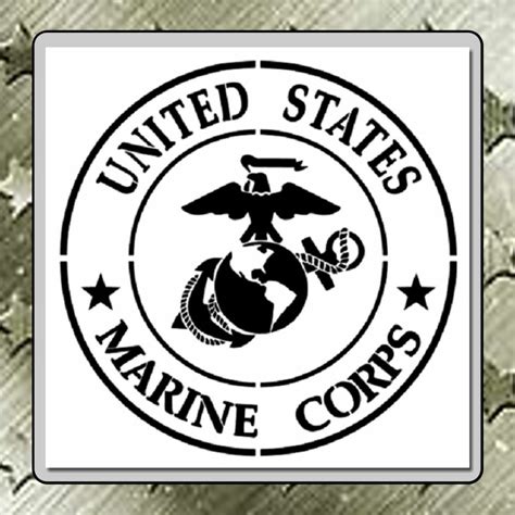 Usmc marine corp eagle semper fi stencil 14x11 11x.8.5 5x4 globe anchor. Download High Quality usmc logo stencil Transparent PNG ...