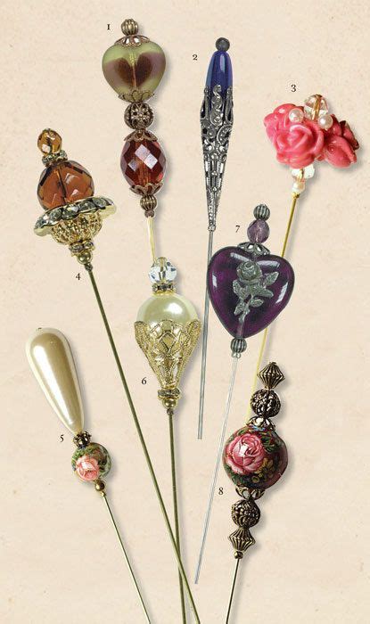 Hatpins Assortment From Victorian Trading Co Victorian Hats Antique