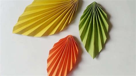 How To Create Easy And Fun Paper Leaves Diy Crafts Tutorial Guidecentral Youtube