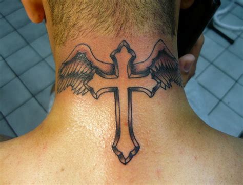 Cross Neck Tattoos For Men Super Tattoo