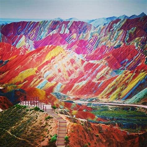 Mustvisit The Rainbow Mountains Of Zhangye Danxia China Show Off