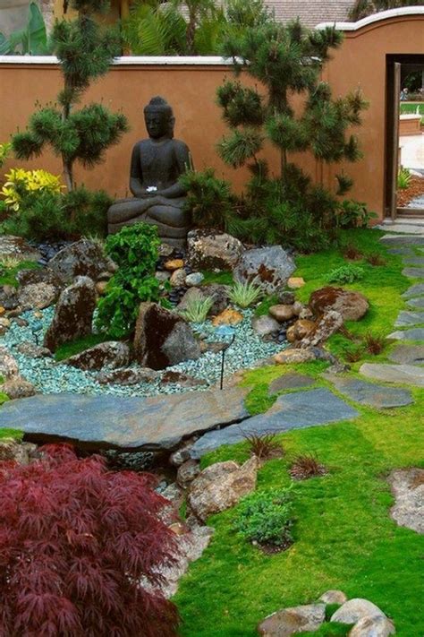 Japanese zen garden perfect for the modern minimalistic home a balance of symbolic elements japanese garden bridge is an interesting and aesthetic addition for your backyard. Japanese Garden Design Use of Stones and Boulders ...