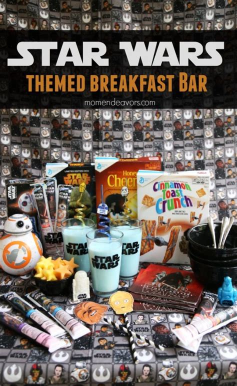 Star Wars Themed Breakfast Bar