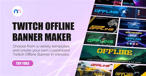 Twitch Banner Maker Online Templates Mediamodifier