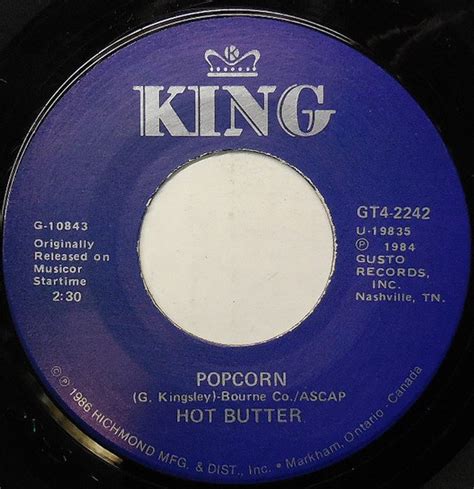 Hot Butter Popcorn Vinyl Discogs