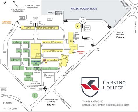 Lost On Campus Check Out Our Campus Map Canning College