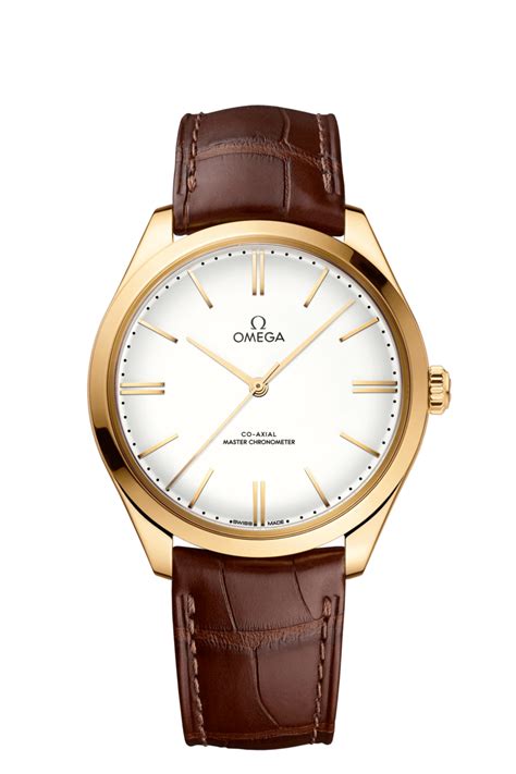 Omega De Ville Trésor 18ct Gold White Dial Co‑axial Master Chronometer