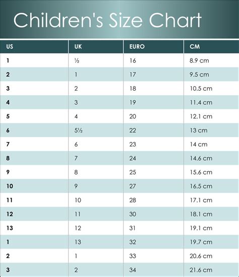 Size Chart The Brown Bear Distributions Inc