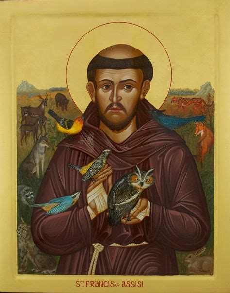 Icon Of St Francis Of Assisi Francis Of Assisi St Francis Assisi