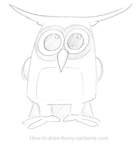 owl drawings sketching vector